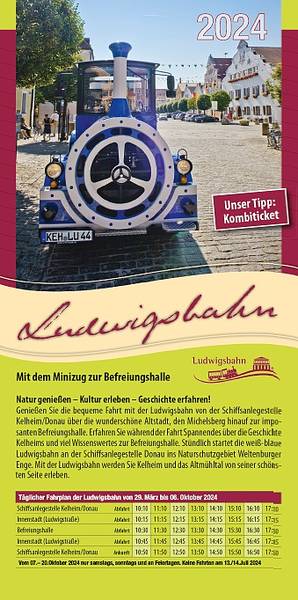 Ludwigsbahn Kelheim - Fahrplan 2023