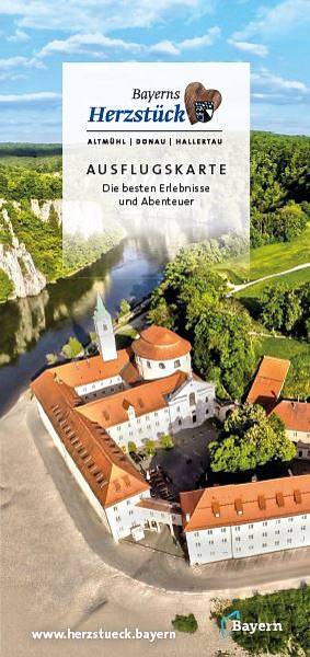 Ausflugskarte Altmühl | Donau | Hallertau