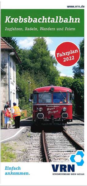 Krebsbachtalbahn - Fahrplan 2022