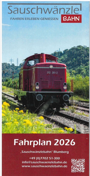 Fahrplan Sauschwaenzlebahn 2026