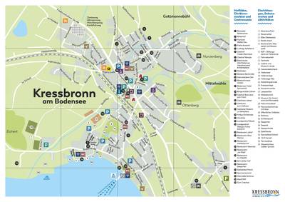 Ortsplan der Gemeinde Kressbronn a. B.