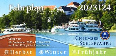 Winterfahrplan Chiemsee Schifffahrt 2023/24 