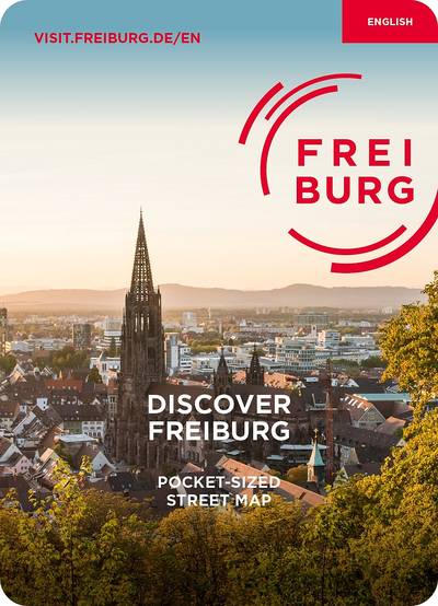 Discover Freiburg - POCKET SIZED STREET MAP