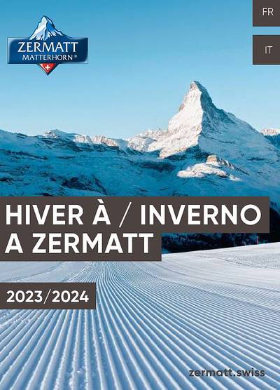 Carte dépliante - Hiver à Zermatt