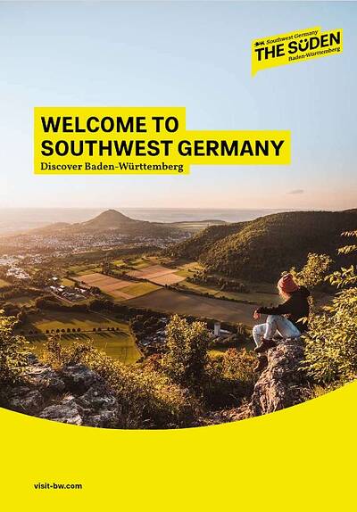 Overview map Southwest Germany