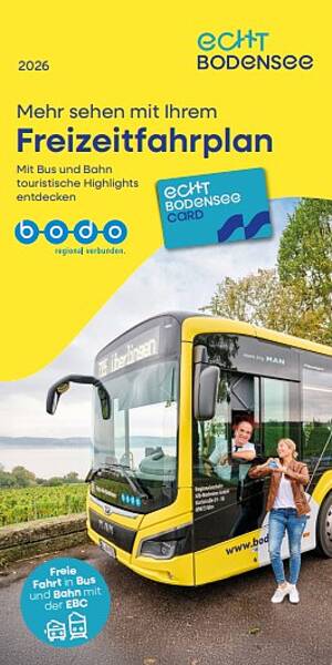 Freizeitfahrplan 2026 mit Bus und Bahn